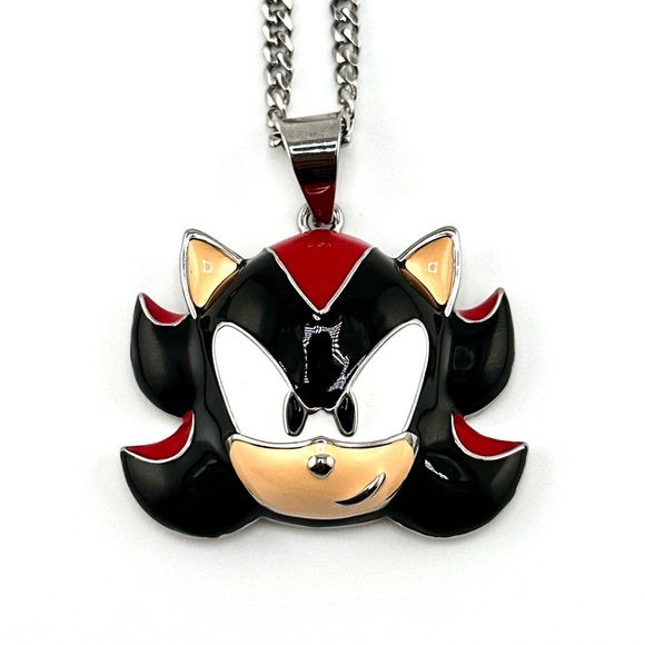 Stainless Steel Sonic's Shadow The Hedgehog Necklace - Picture 4 of 7